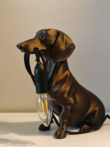 Dachshund table lamp sausage - lamp,