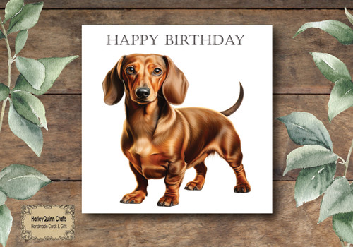 Dog 010 animal birthday card - dog,