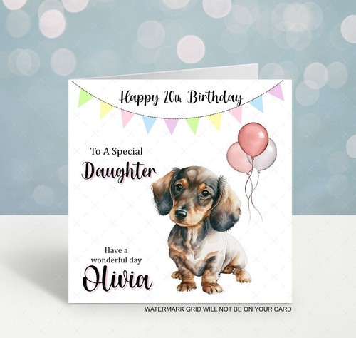 Personalised birthday card - personalised,