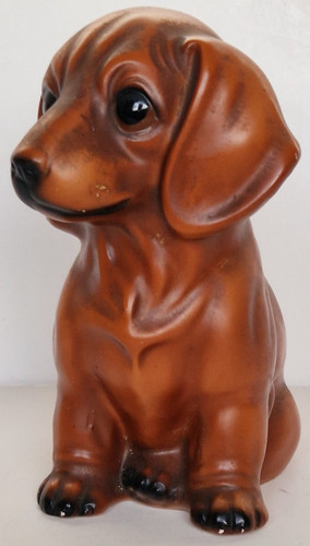 Vintage dachshund dog figurine - dachshund,