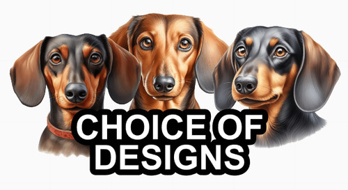 Dachshund self adhesive dog - self,